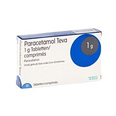Paracetamol Teva 1g 10 Comprimés
