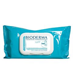 Bioderma ABCDerm H2O Lingettes Nettoyantes Sans Paraben 1 Paquet de 60 Lingettes