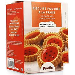 Prodia Biscuits Fourrés à la Fraise au Maltitol 150g