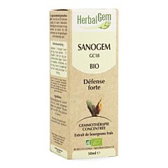 Herbalgem Sanogem Complexe Défense Forte Flacon Compte Gouttes 50ml