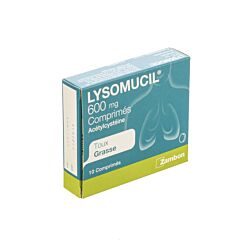 Lysomucil 600mg Toux Grasse 10 Comprimés