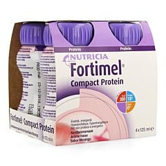 Fortimel Compact Protein Fraise Bouteille 4x125ml