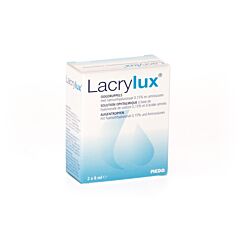 Lacrylux Solution Ophtalmique Flacon 2x8ml