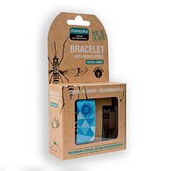 Manouka Bracelet Anti-Moustiques Bleu 1 Pièce	