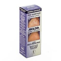 Akileïne Akildia Crème Multi-Protectrice Pieds Diabétiques Tube 75ml