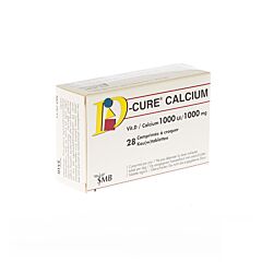 D-Cure Calcium 1000mg/1000 U.I. 28 Comprimés à Croquer