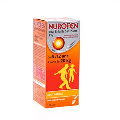 Nurofen Kind 4% Suikervrije Orale Suspensie Sinaas 150ml