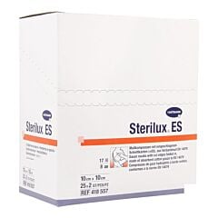 Hartmann Sterilux ES Compresses Stériles 8 Plis 10cmx10cm 25x2 Pièces