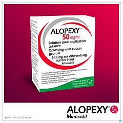 Alopexy 50mg/ml Sol Application Cutanee Fl - 3x60ml