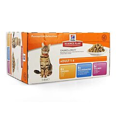 Hills Science Plan Feline Kat Adult Multipack Classic 12x85g