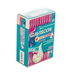 Gaviscon Antiacide Antireflux Suspension Buvable Goût Menthe 24 Sachets