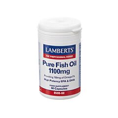 Lamberts Huile de Poisson Pure 1100mg 60 Gélules