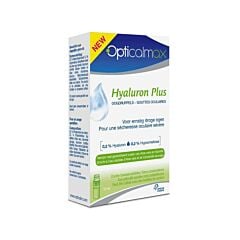 Opticalmax Hyaluron Plus Gouttes Oculaires Flacon 10ml