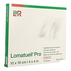 Lomatuell Pro 10x10cm Steriel 8 Stuks