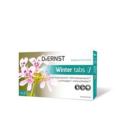 Dr Ernst Winter Tabs Voies Respiratoires Refroidissements Pelargonium & Echinacea 42 Comprimés