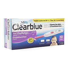Clearblue Test d'Ovulation Digital 10 Pièces