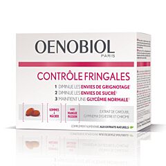 Oenobiol Minceur Contrôle Fringales 50 Gommes aux Fruits Goût Mangue-Passion