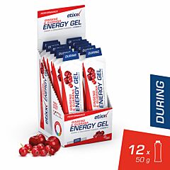 Etixx Performance Ginseng & Guarana Energy Gel Red Currant & Cherry 12x50g