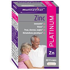 MannaVital Zinc Platinum 60 V-Caps