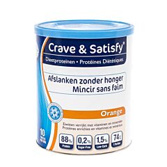 Crave Satisfy Proteines Diet Orange Pdr Pot 200g