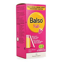 Balso Kids Hoestsiroop Zonder Suiker 125ml+pipet