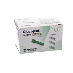 Glucoject Lancets Plus 33g 100 Stuks