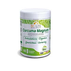 Be-Life Curcuma Magnum 3200 Bio Articulations & Digestion 60 Gélules
