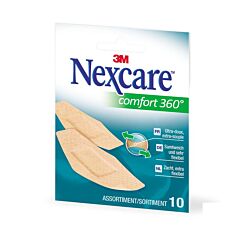 Nexcare Comfort 360° Assortiment 10 Pansements