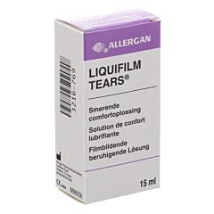Liquifilm Tears Solution de Confort Lubrifiante Collyre Flacon 15ml