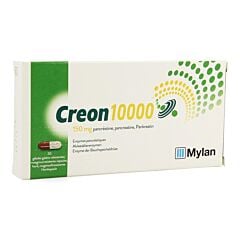 Creon 10000 150mg - 20 Harde Maagsapresistente Capsules