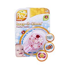 Raz Baby Keep It Clean Fopspeenhouder Roze 1 Stuk