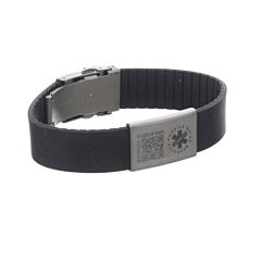 Medibling Myqrp Armband Zwart 1 Stuk