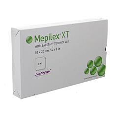 Mepilex XT Pansement Hydrocellulaire 10x20cm 5 Pièces