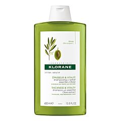 Klorane Epaisseur & Vitalité Shampooing à l'Extrait Essentiel d'Olivier Flacon 400ml