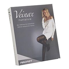 Veinax Collant Petit Losange 2 Long Noir Taille 3