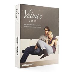 Veinax Chausset Homme Coton 2 Long Noir Taille 3