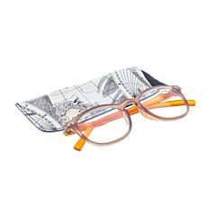 Pharmaglasses Lunettes de Lecture Dioptrie +1.50 Brown/Orange 1 Pièce