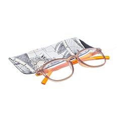Pharmaglasses Leesbril +1.50 Brown/orange