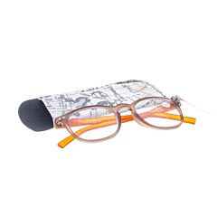 Pharmaglasses Lunettes de Lecture Dioptrie +2.00 Brown/Orange 1 Pièce