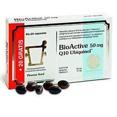 Pharma Nord BioActive Q10 50mg 60 Gélules + 20 Gélules Gratuites