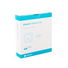 Biatain Siliconen Lite Schuimverband 5x5cm 5 Stuks