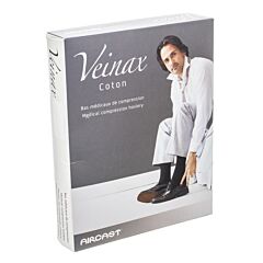 Veinax Chausset Homme Coton 2 Long Noir Taille 1