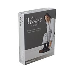 Veinax Kous Katoen Man 2 Lang Zwart Maat 5 1 Paar