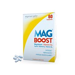 Mag Boost Magnésium & Vitamine D3 60 Comprimés
