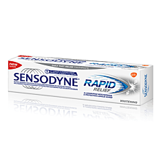 Sensodyne Rapid Relief Whitening Dentifrice Tube 75ml