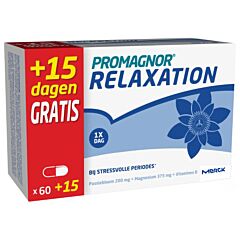 Promagnor Relaxation Période de Stress PROMO 60 Gélules + 15 Gélules GRATUITES