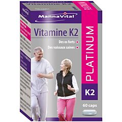MannaVital Vitamine K2 Platinum 60 Gélules NF
