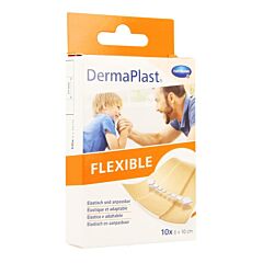 Hartmann Dermaplast Flexible 6x10cm Pansement à Découper 10 Pièces