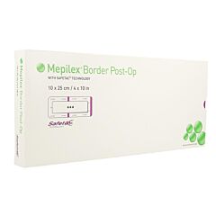 Mepilex Border Post-op Verb 10x25cm 5 496455