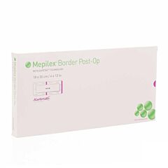 Mepilex Border Post-op Verb 10x30cm 5 496605